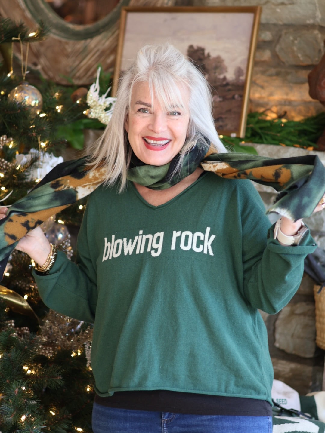 Blowing Rock V-Neck Sweater