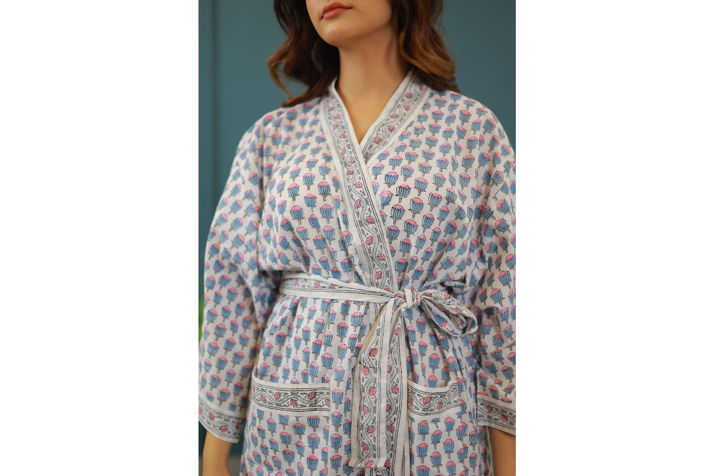 Tulip Print Robe