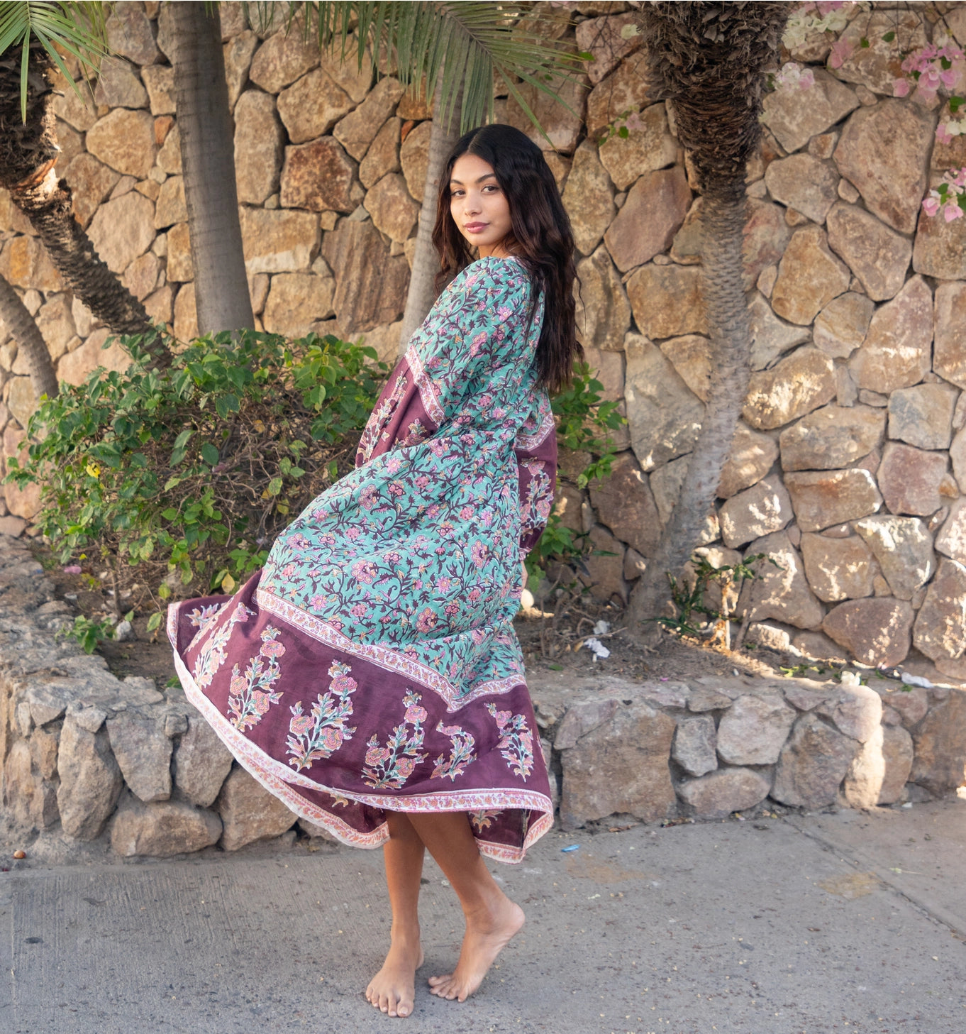 Dhara Block Printed Dress