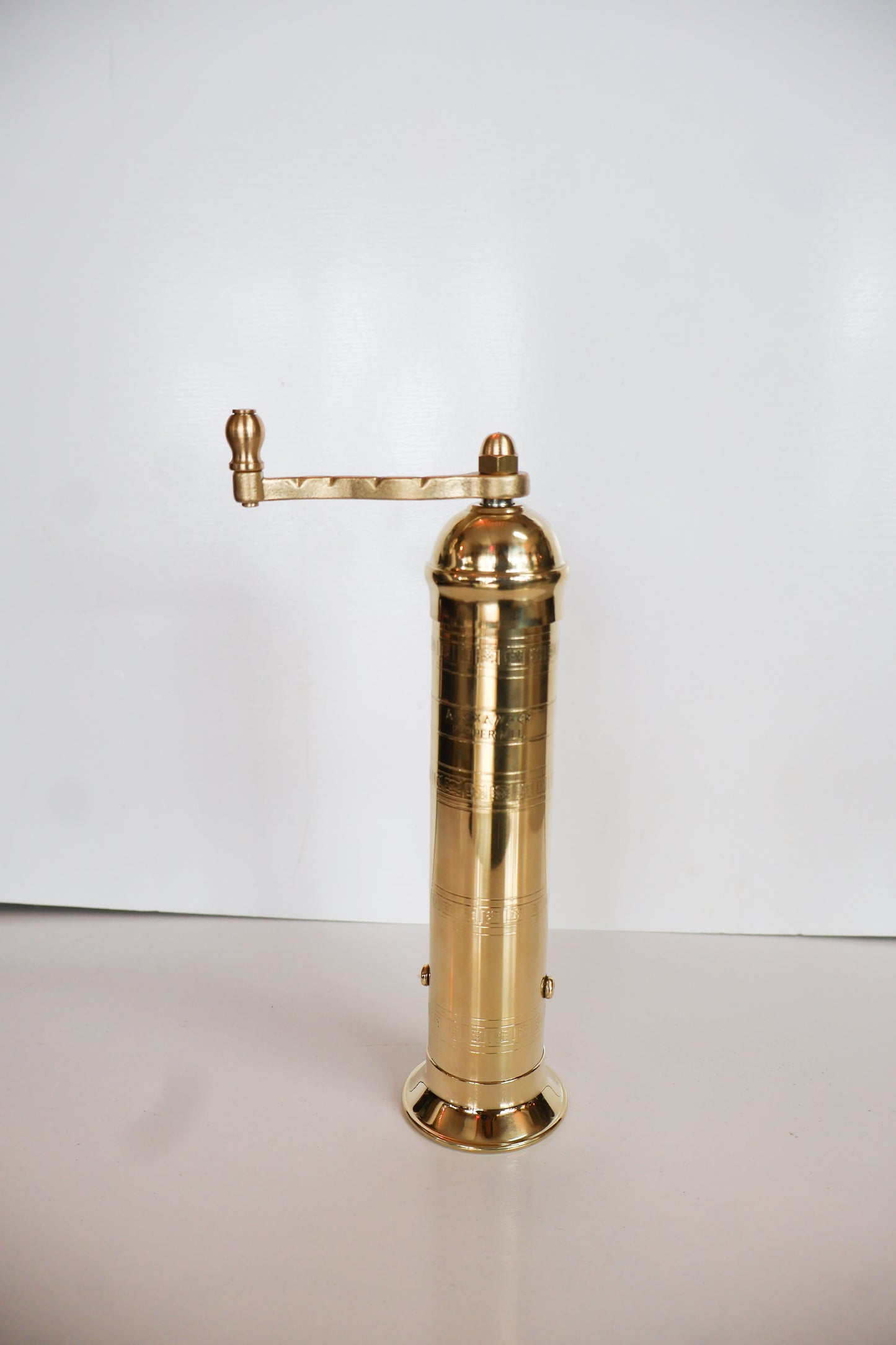 The Original 'Brass Mill' - 9" Pepper Grinder