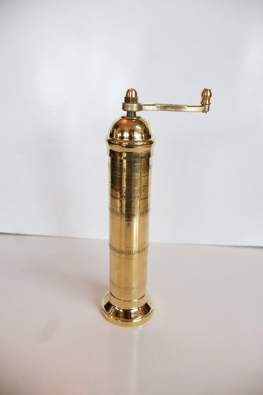 The Original 'Brass Mill' - 9" Salt Grinder