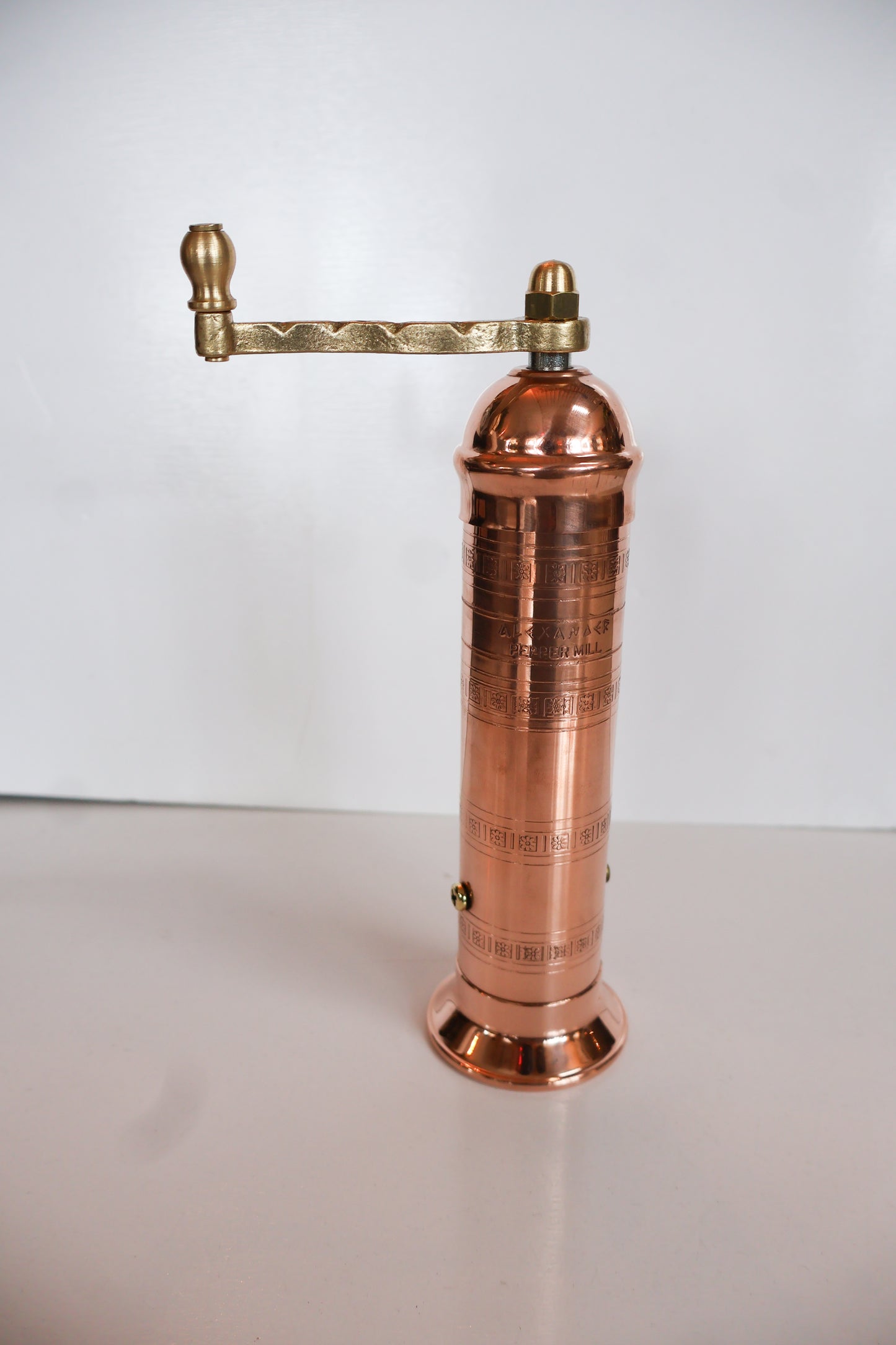 The Original 'Copper Mill' - 8" Pepper Grinder