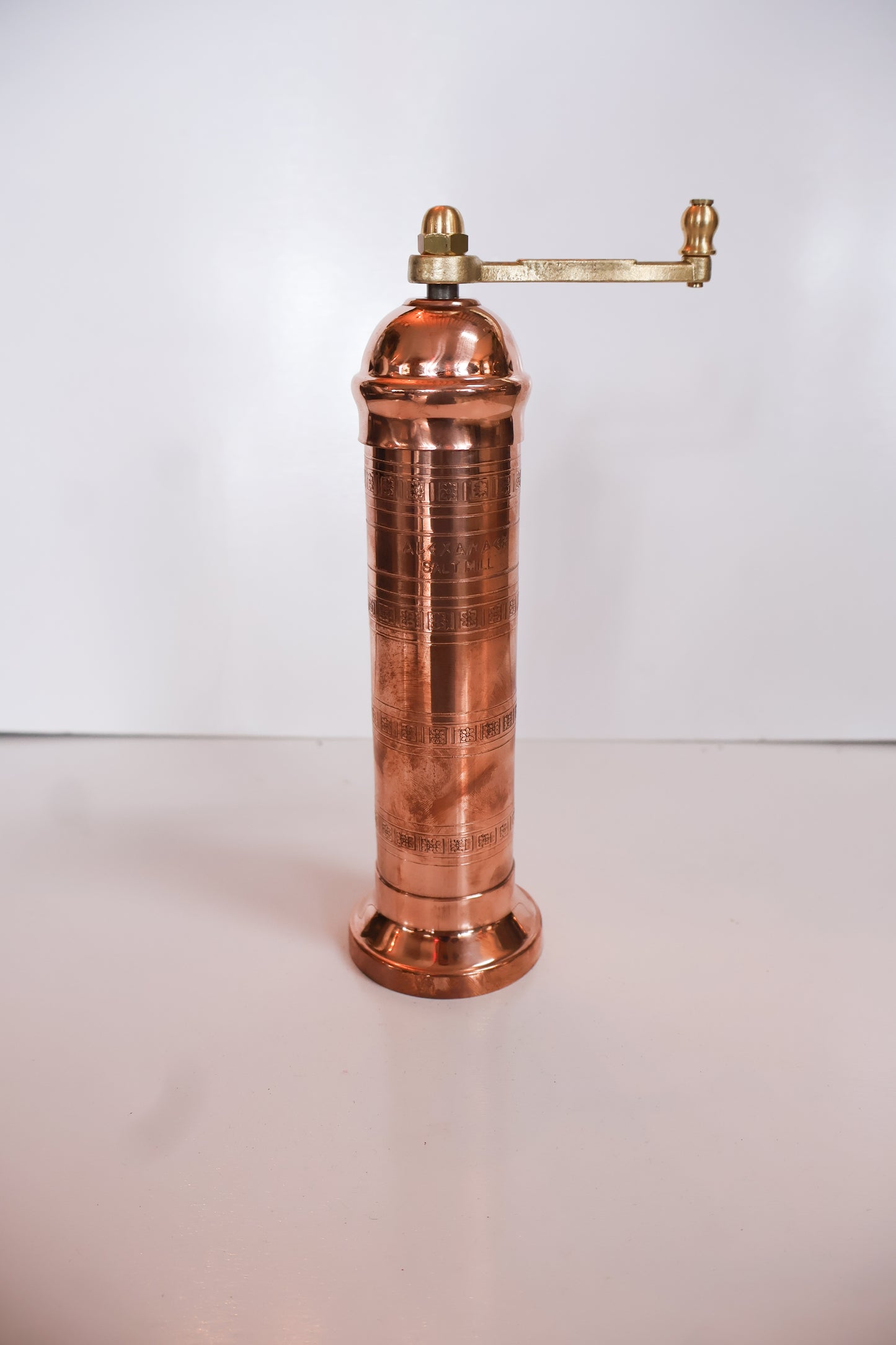 The Original 'Copper Mill' - 8" Salt Grinder