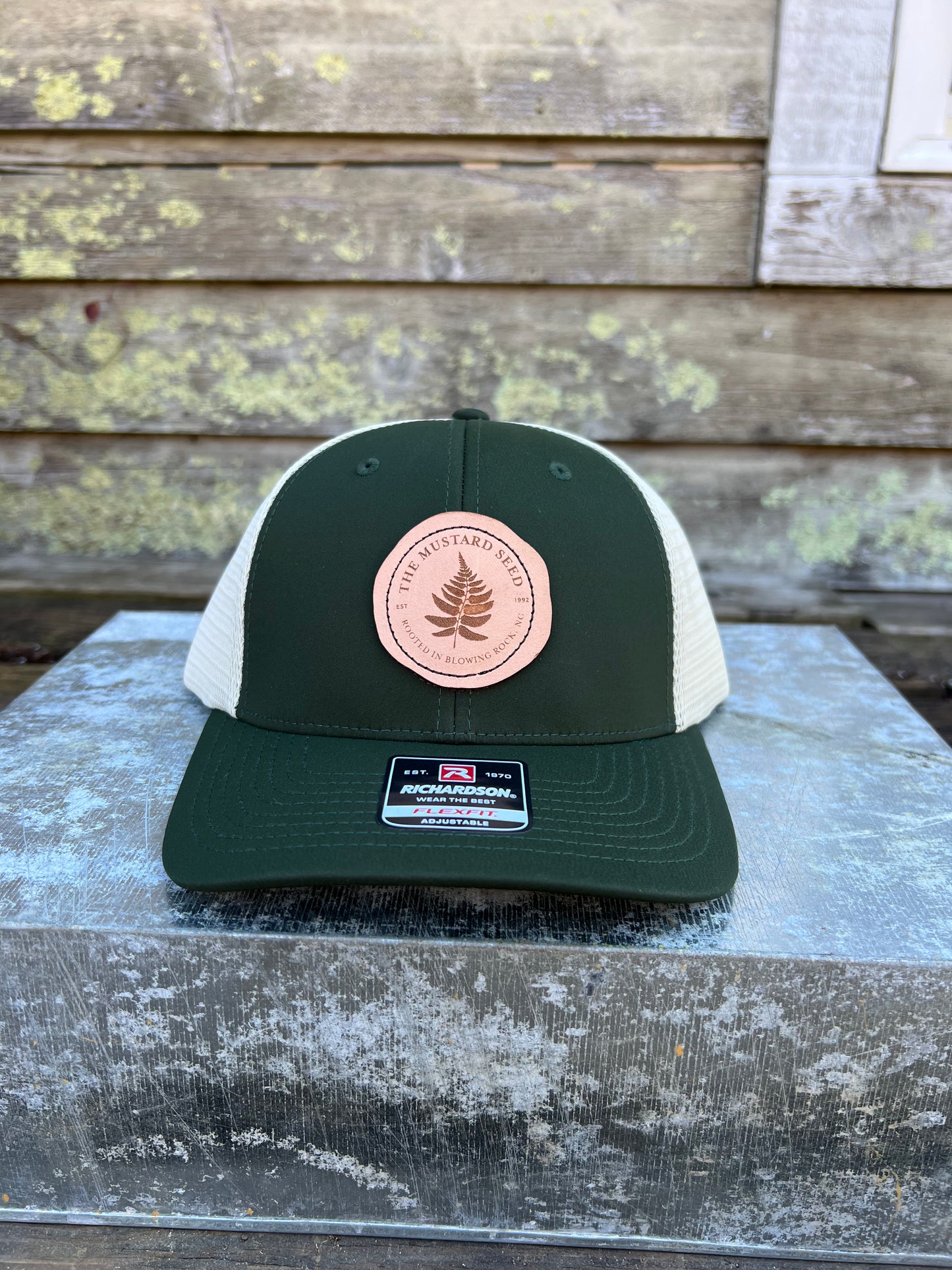 Richardson Adjustable Trucker Hat Hunter Green