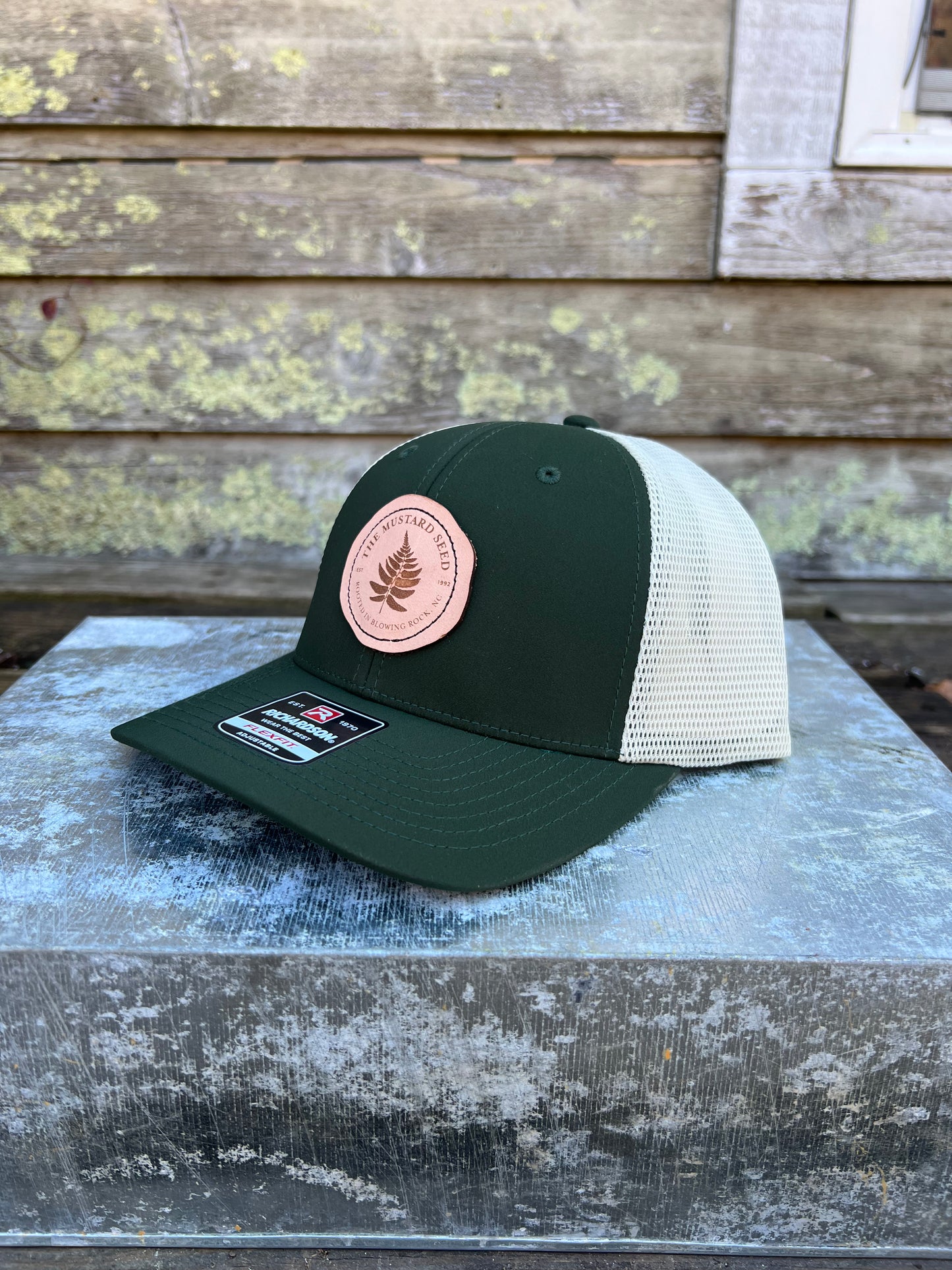 Richardson Adjustable Trucker Hat Hunter Green