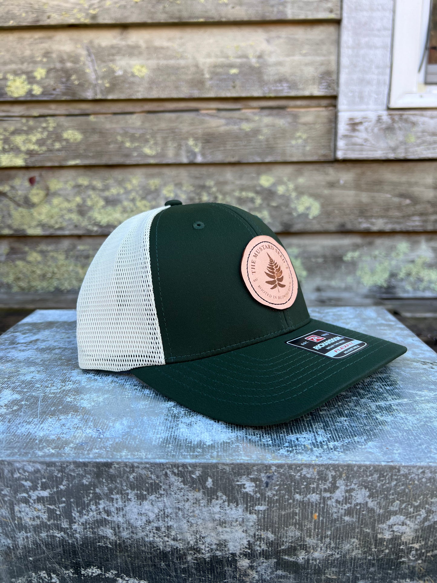 Richardson Adjustable Trucker Hat Hunter Green