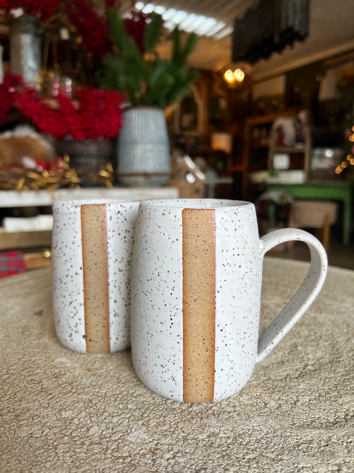 Tiny Hands Speckled Stripe Mug