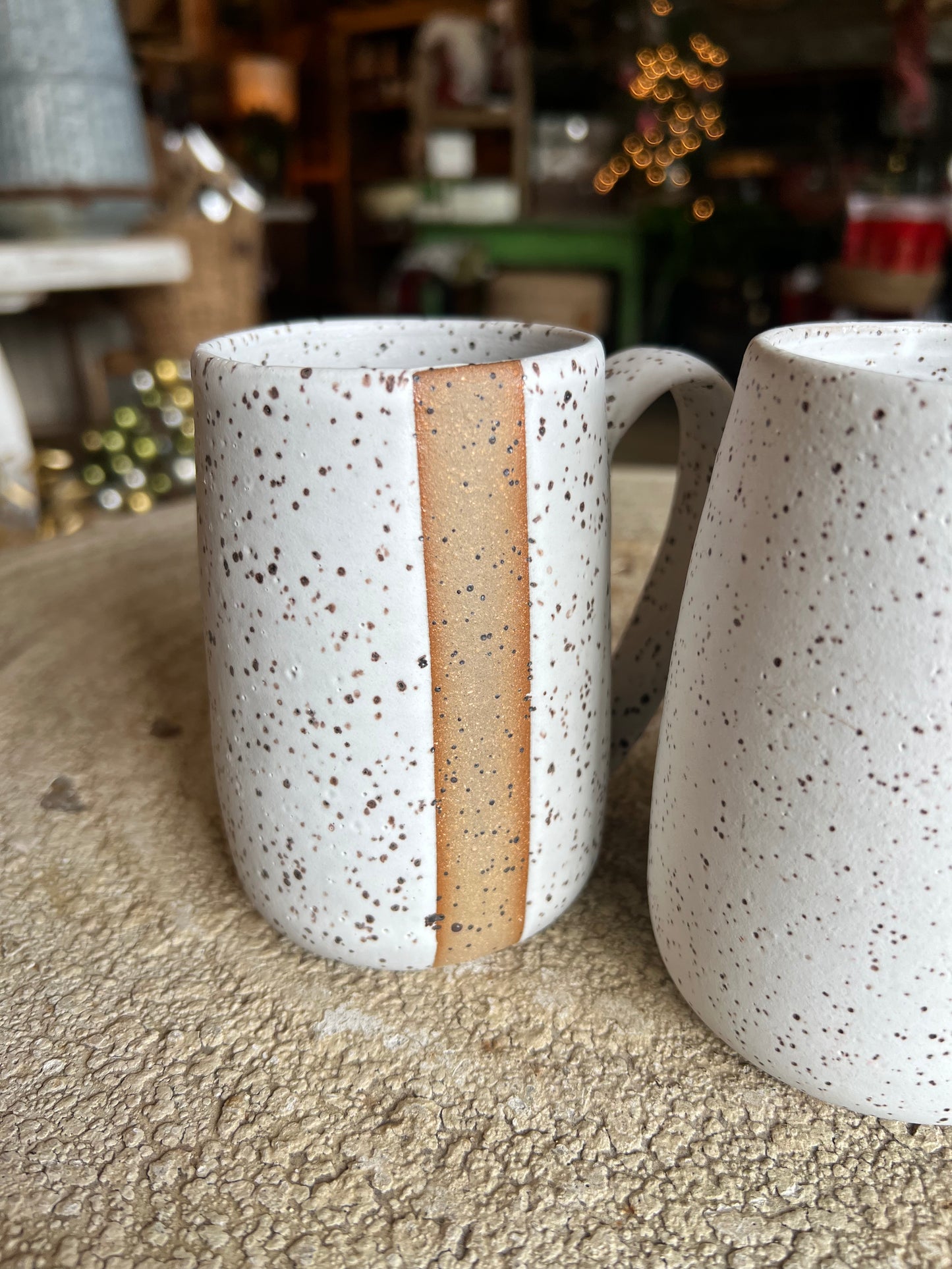 Tiny Hands Speckled Stripe Mug