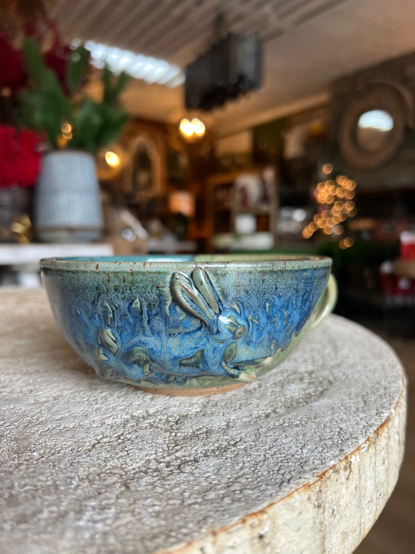 Blowing Rock Pottery Bunny Soup Bowl