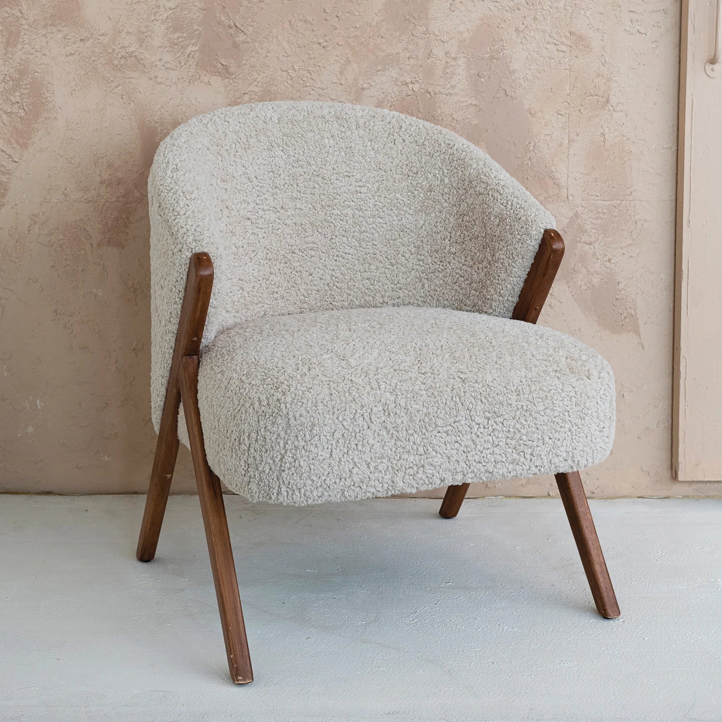 Bouclé Side Chair