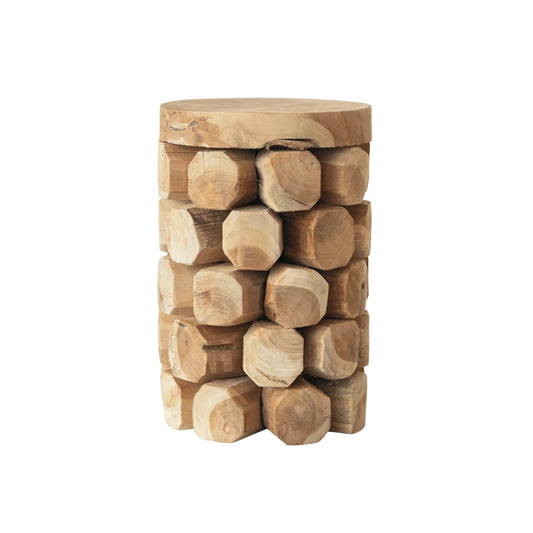 Teakwood Root Side Table