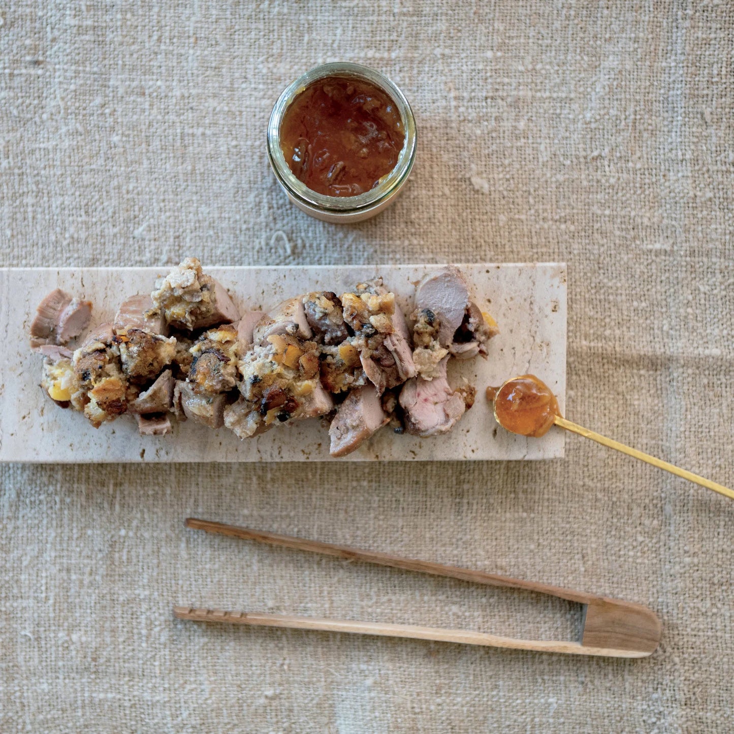 Amaretto Peach and Pecan Preserves