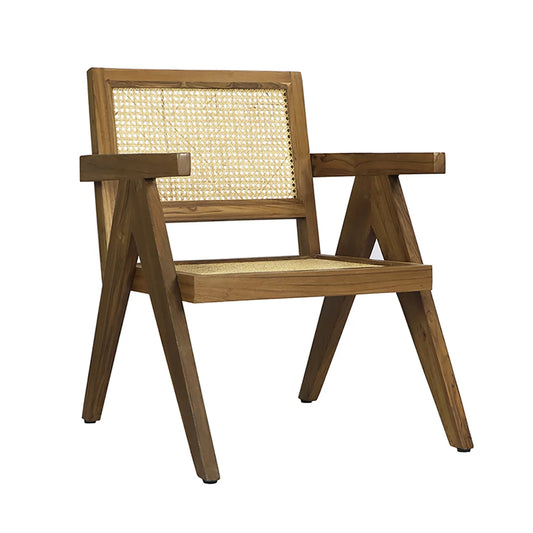 Exposed Wood Arm Chair