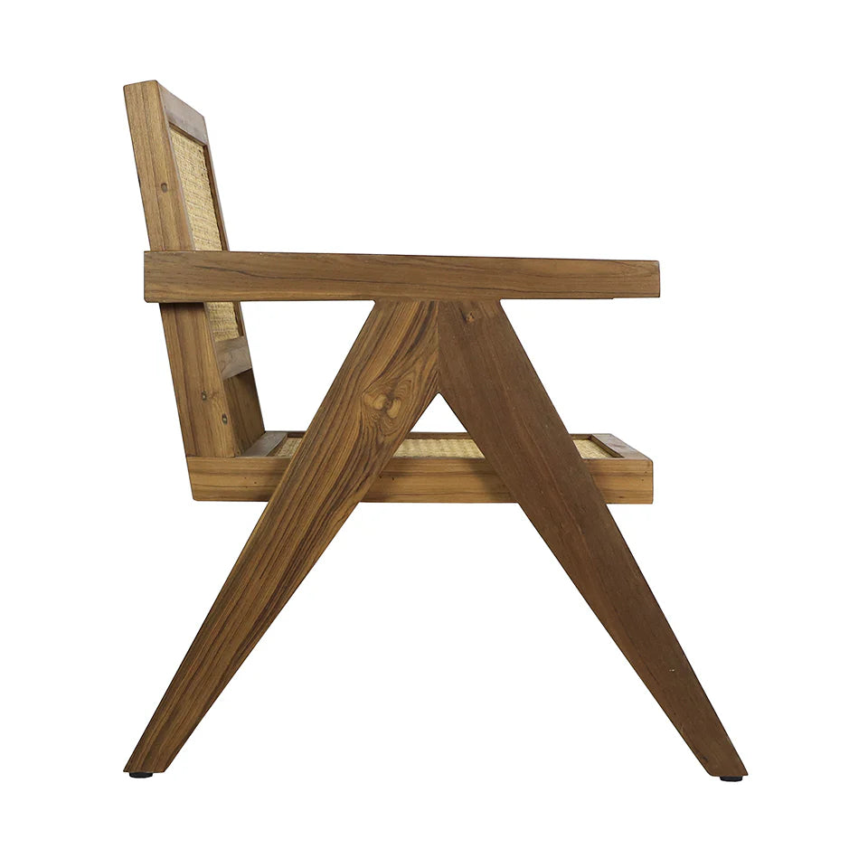 Exposed Wood Arm Chair